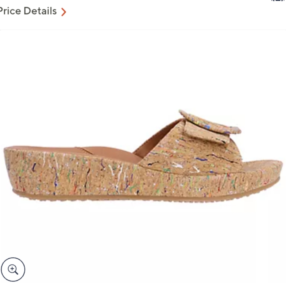 NWT.L'Amour Des Pieds Sandal - Callye Cork Size 8.